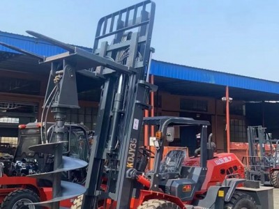 Multi-purpose four-wheel drive forklift-Small Rotary Drilling Rig