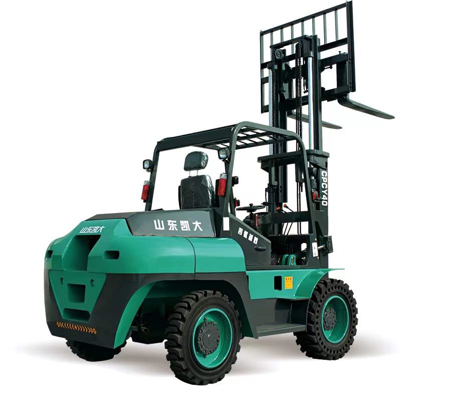 Kaystar Pioneer40(CPCY40) 4000kg four wheel drive forklift with solid off-road tires