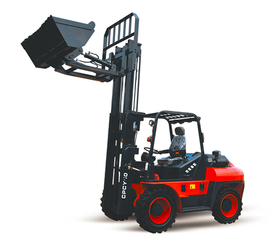 Kaystar Pioneer35(CPCY35) 3.5T 4wd forklift with bucket