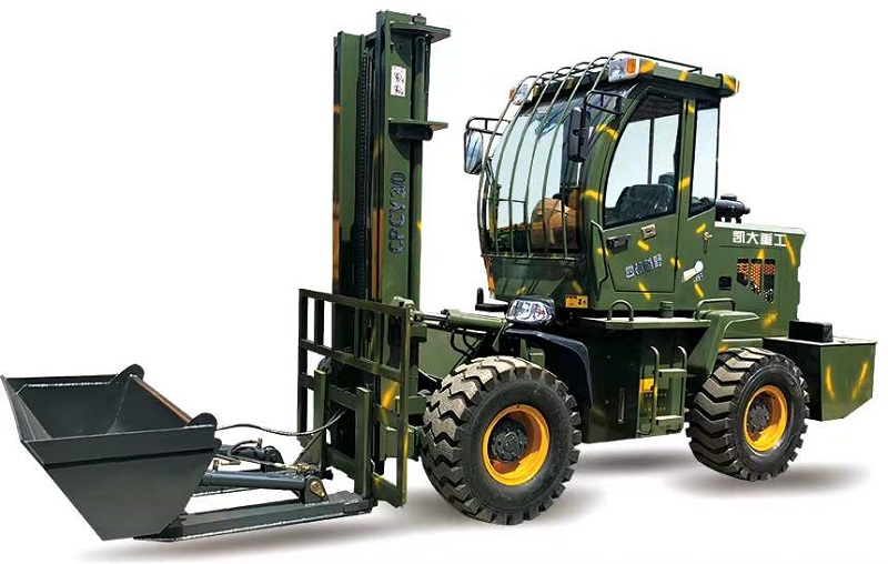 outdoor forklift attachments, quick-attached  bucket