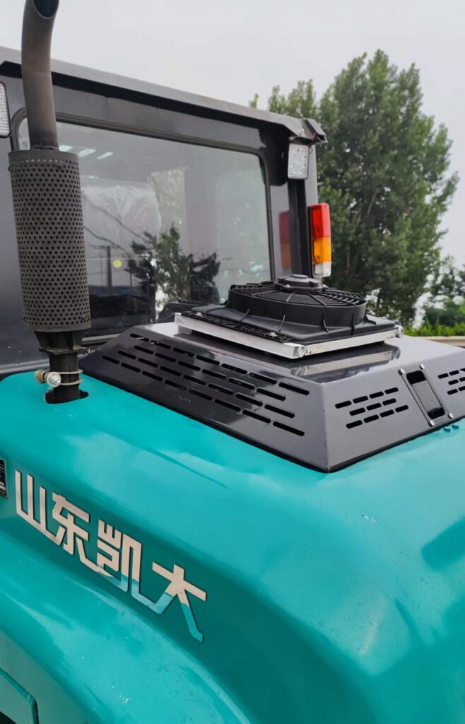 Kaystar Rough Terrain Forklift Installs A/C and Heater