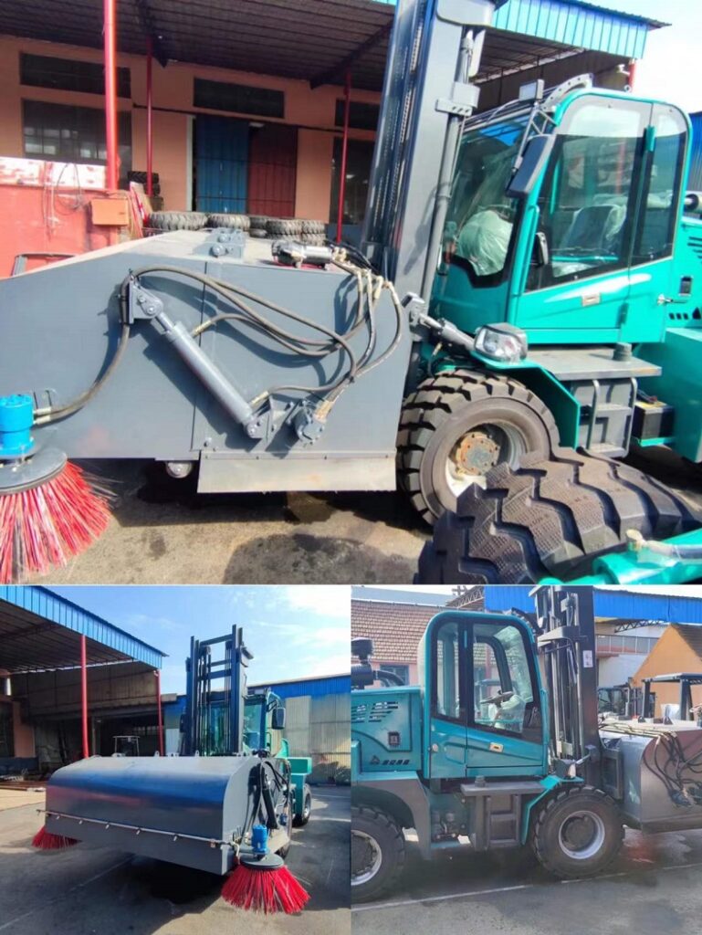 Kaystar customized 4WD sweeping equipment for customers
