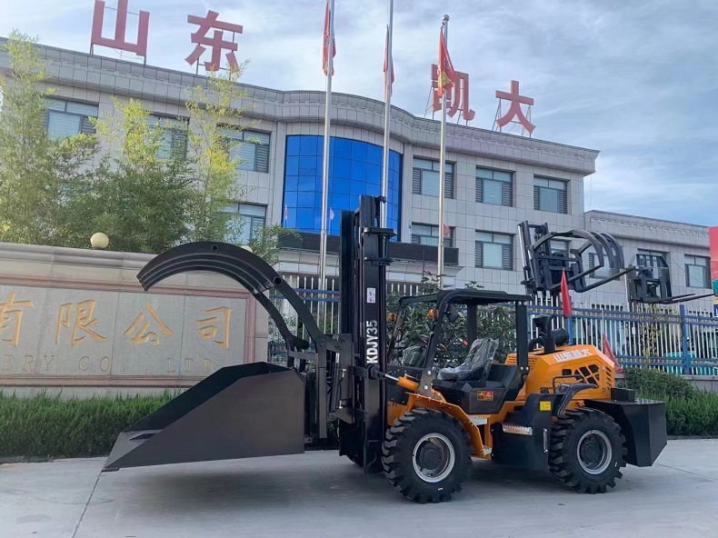 3.5T 4wd forklift with accessories（China KDJY35）