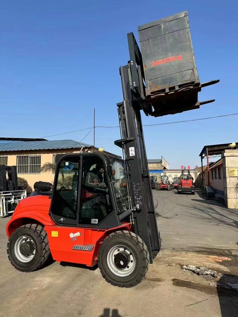 best 6000 lb small 4x4 rough terrain forklift-Kaystar Pioneer35A