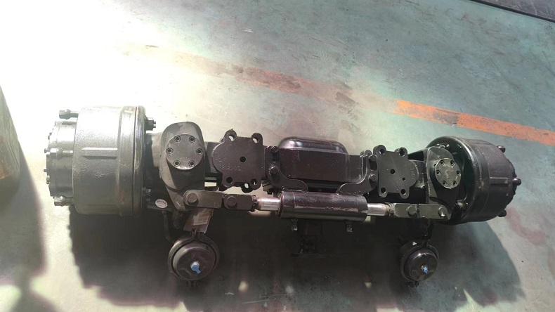 5t small off-road forklift axle, wheel speed reduction with hydraulic steering