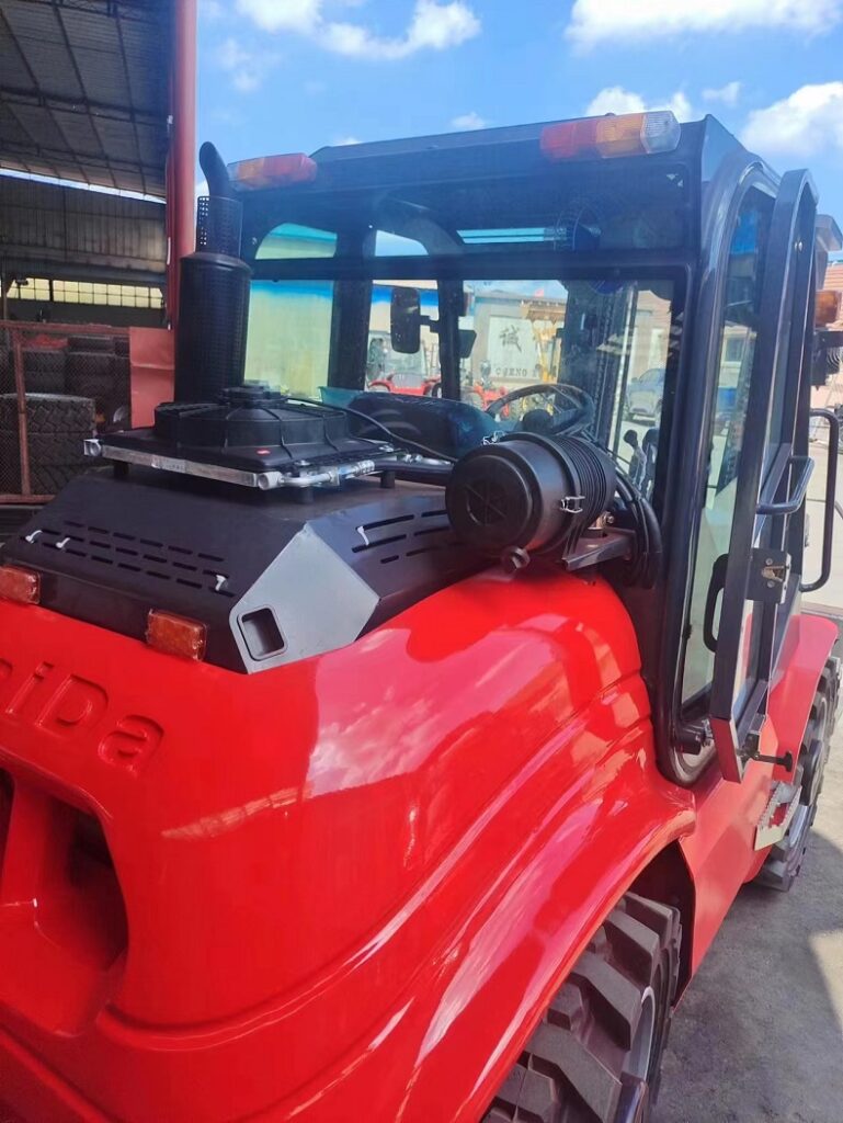 China Kaystar Pioneer35A type outdoor forklift air conditioner external unit radiator.
