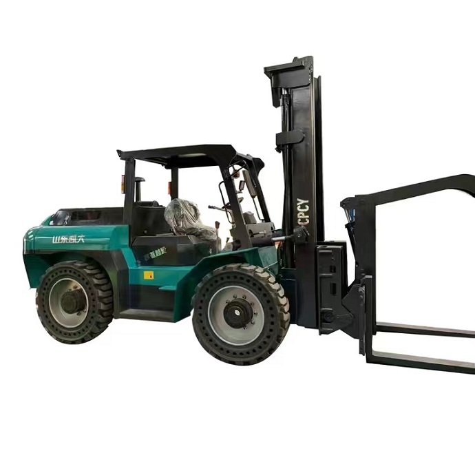 7 ton 4x4 all-terrain forklift ,blue 