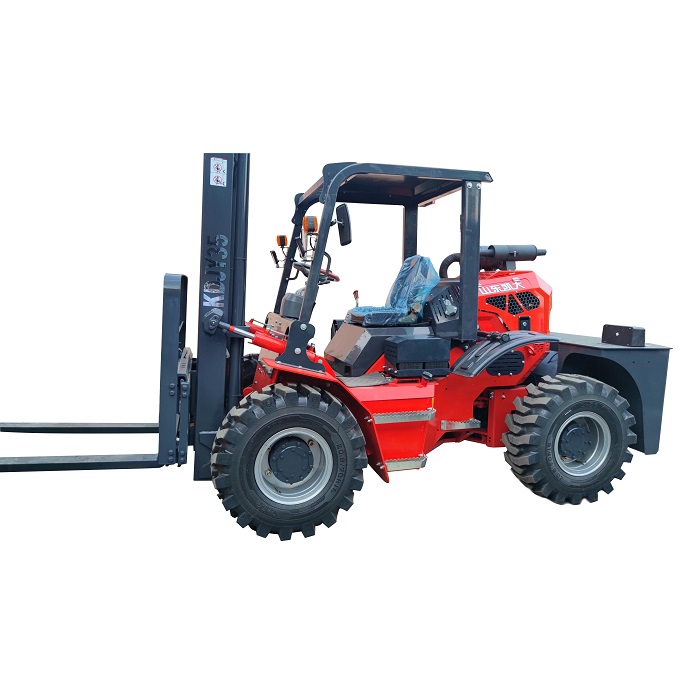 Kaystar Land Tiger Series 3.5-ton Rough Terrain Forklift（4WD）,Rear articulated