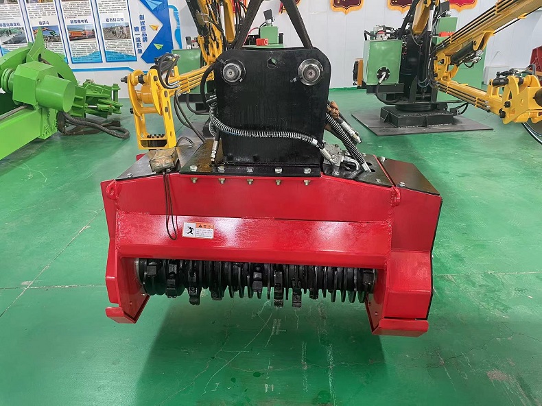 Mulcher （for log），Can be quickly connected to an off-road forklift after modification,made in china