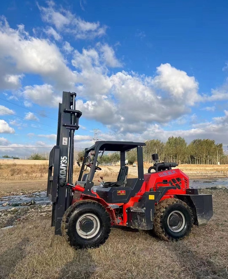 Russia KDJY35 3.5t all terrain forklift