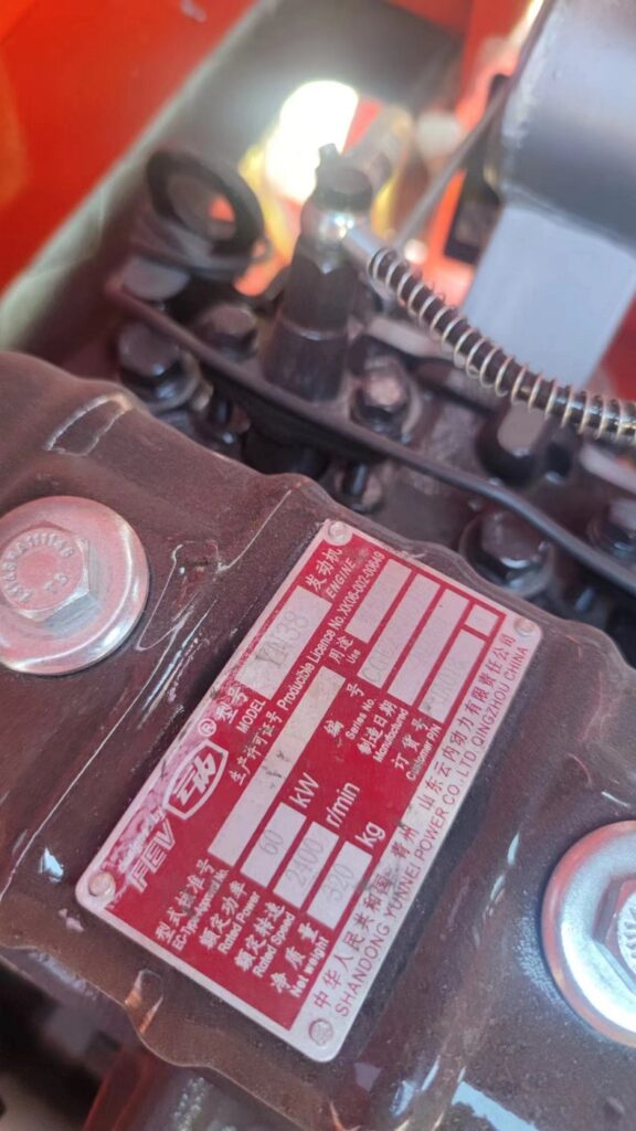  Diesel engine for 4t（9000lbs—） four-wheel drive forklift，yunnei 60kw engine