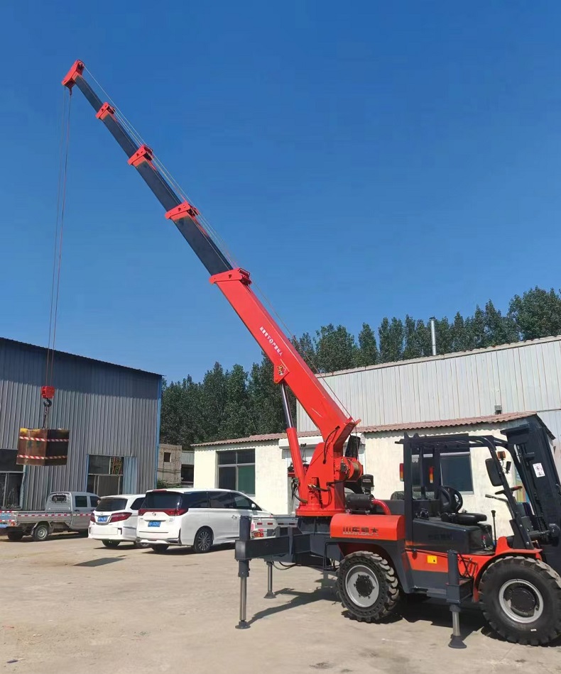 Remote-controlled Forklift Crane