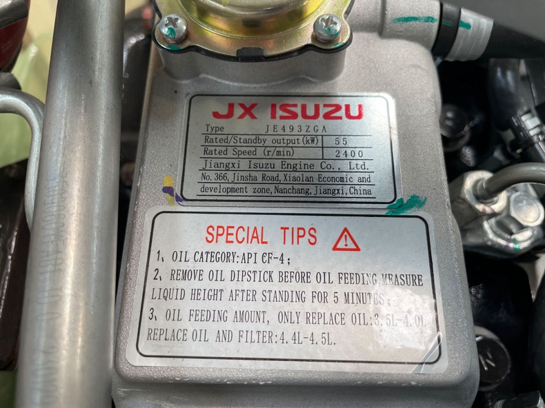 ISUZU Engine for kaida cpcy50 rough terrain forklift