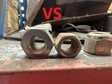 High-strength forklift lug bolts


