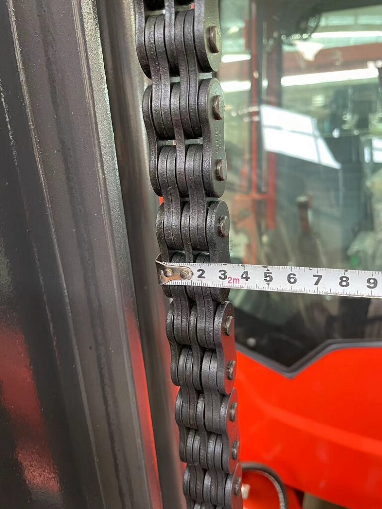 rough terrain forklift mast chain links