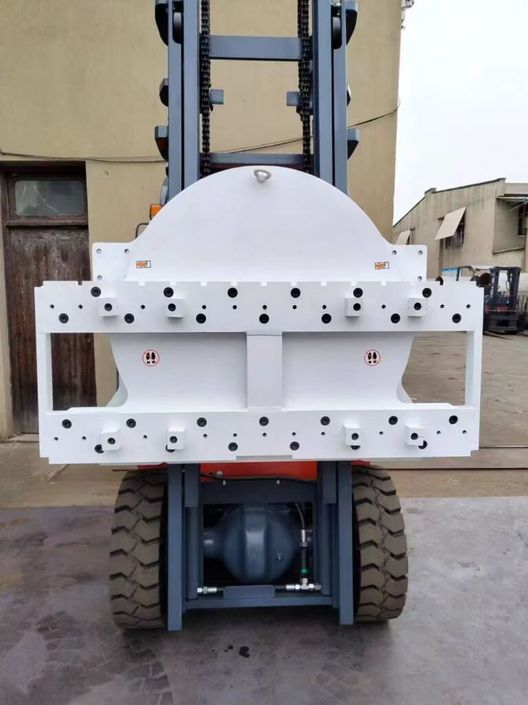 fork rotator for rough terrain forklift