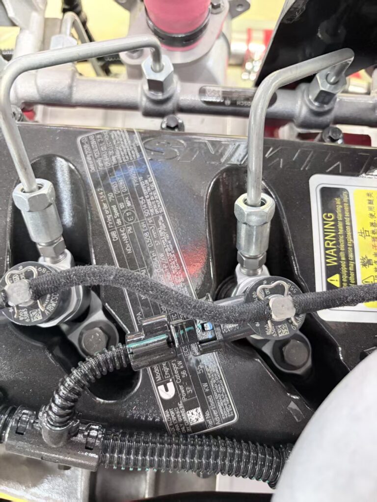 Foton Cummins QSF2.8 diesel engine nameplate with EPA certification