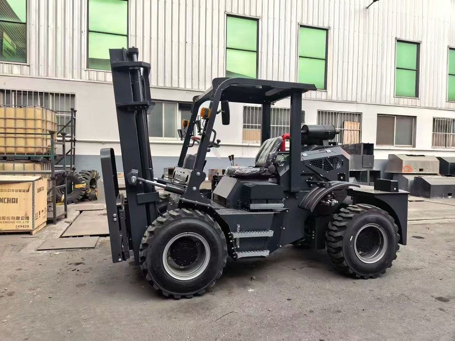 Kaystar 2.5 ton 4WD articulated rough terrain forklift for farms and orchards