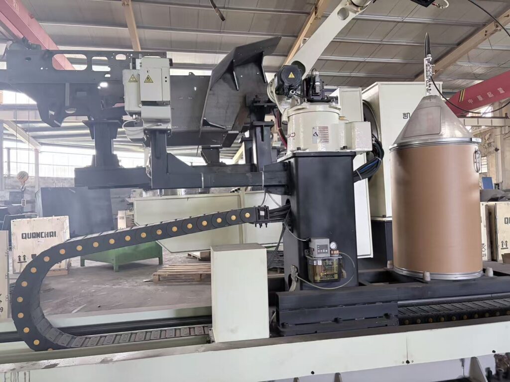 intelligent welding robot workstation mass production for machinery frames