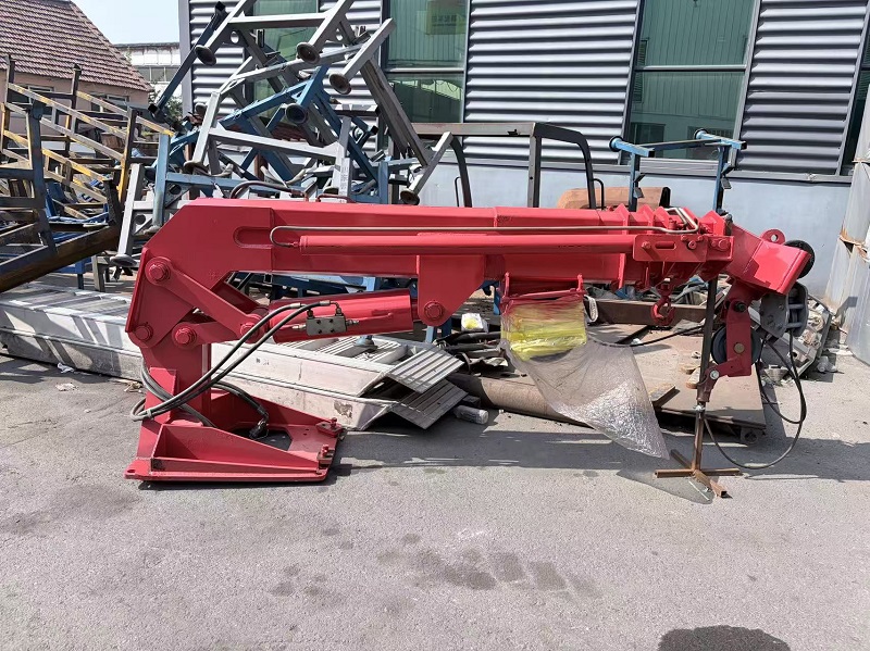 6.6m forklift fly jib with winch and steel cable